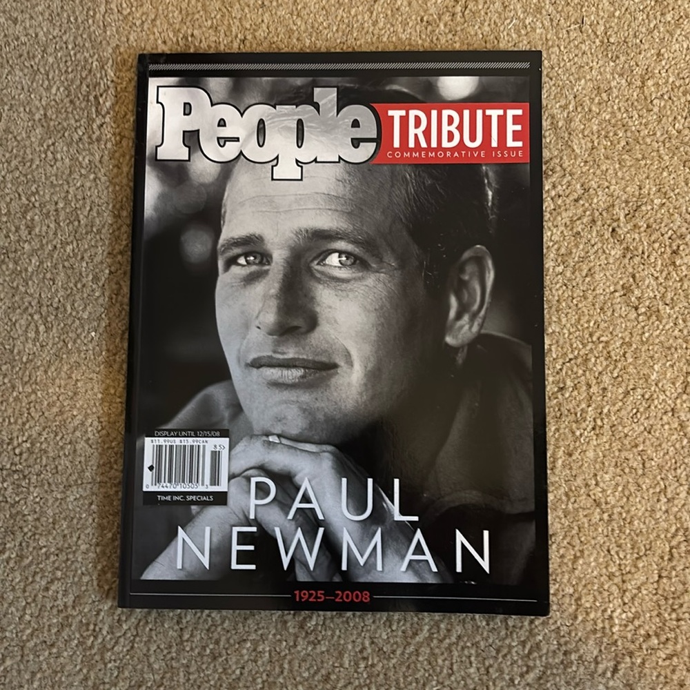 Vintage 2008 People Tribute Paul Newman Commemorative Issue Paperback Book
